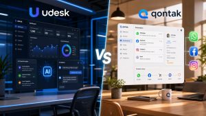 Udesk vs Qontak: Software Layanan Pelanggan Mana yang Lebih Cocok untuk Bisnis Anda?