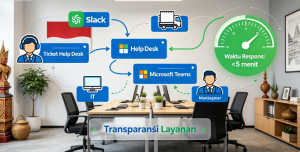 Cara Mengintegrasikan Helpdesk Software dengan Slack, Teams, dan Tools Kolaborasi Lainnya