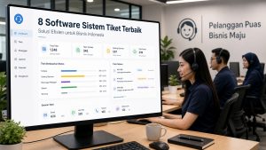 8 Software Sistem Tiket Terbaik untuk Bisnis Indonesia: Perbandingan Fitur & Harga 2026